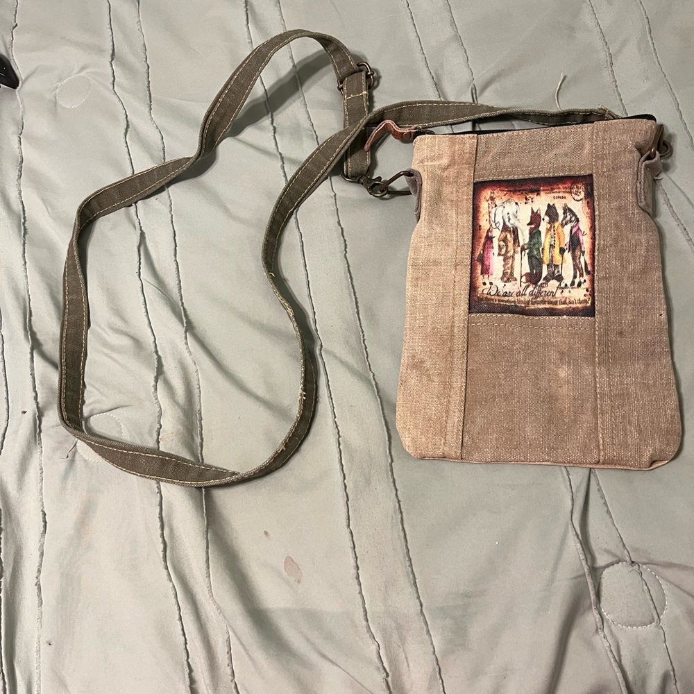 Vintage-Addiction Brown Messenger Bag